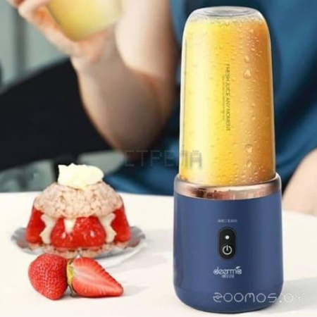 Портативный блендер Deerma DEM-NU06 Blue