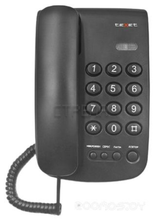 Проводной телефон TeXet TX-241 (черный)