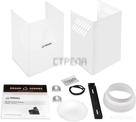 Кухонная вытяжка Germes Sarnia Push 60 белый