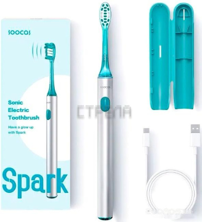Электрическая зубная щетка Soocas Spark Toothbrush Review MT1 (серебристый)