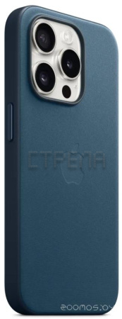 Чехол для телефона Apple MagSafe FineWoven Case для iPhone 15 Pro (тихоокеанский синий)