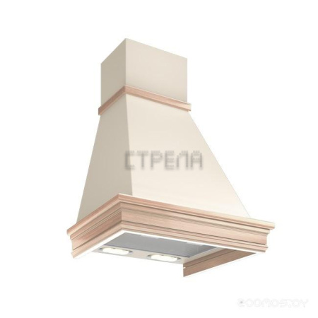 Кухонная вытяжка Elikor Вилла Валенсия 60П-650-П3Л белый/дуб неокр (840918-1)