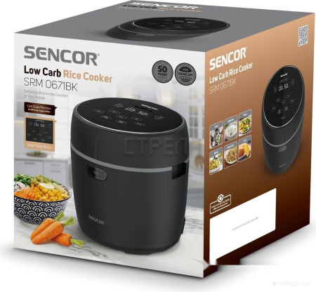 Рисоварка Sencor SRM 0671BK