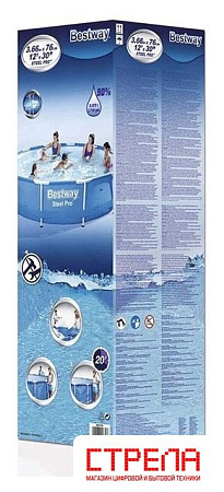Каркасный бассейн Bestway Steel Pro 56706 (366х76)