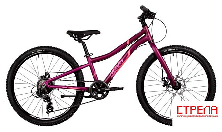 Велосипед Novatrack Novara 6.D 2025 24AHD.NOVARA.10VL5 (фиолетовый)