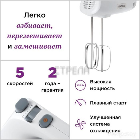 Миксер Kenwood Lite HMP30.A0WH