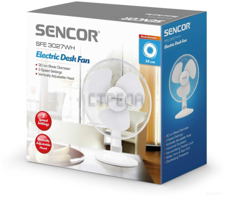 Вентилятор Sencor SFE 3027WH