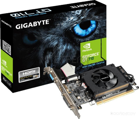Видеокарта Gigabyte GeForce GT 710 2GB DDR3 [GV-N710D3-2GL]