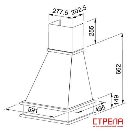 Кухонная вытяжка Franke Country Wood FCL 60 A2 321.0592.486 (белый)