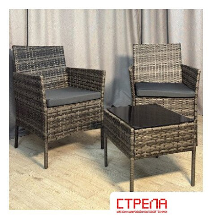 Набор садовой мебели Calviano 3 предмета (светлый)