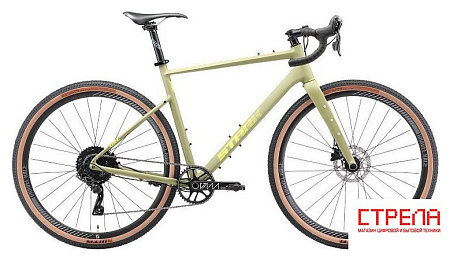 Велосипед Stark GRL 700.5 D S 2025 HQ-0017962 (хаки матовый/лимонный, разобранный)